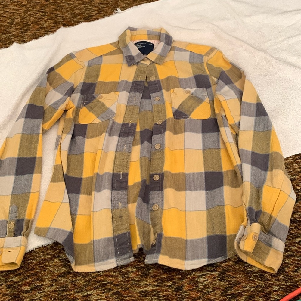 American Eagle flannel plaid shirt
